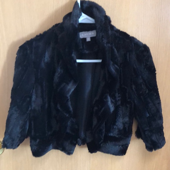 Faux fur bolero jacket - Picture 1 of 2